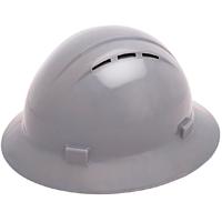 ERB Americana Vented Full Brim Hard Hat with 4-Point Nylon Suspension