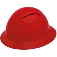 ERB Americana Vented Full Brim Hard Hat with 4-Point Nylon Suspension