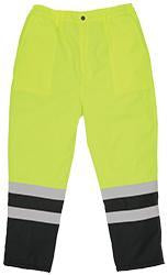 ERB S850PT ANSI Class E Lined High Visibility Rain Pants
