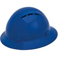 ERB Americana Vented Full Brim Hard Hat with 4-Point Nylon Suspension