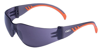 Global Vision Flyz Safety Glasses with Smoke Lenses, Colored Frames