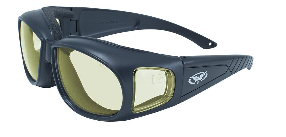 Global Vision Outfitter 24 Anti-Fog Safety Glasses with Yellow