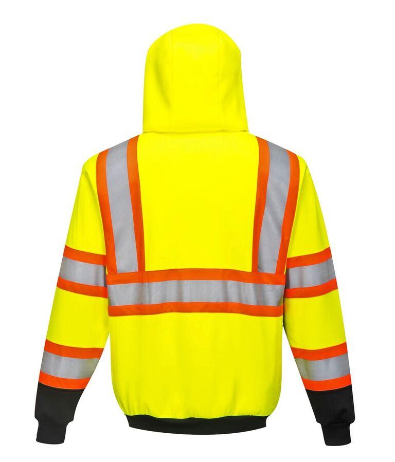 Portwest UB316 Kansas Hi-Vis Zipped Hoodie