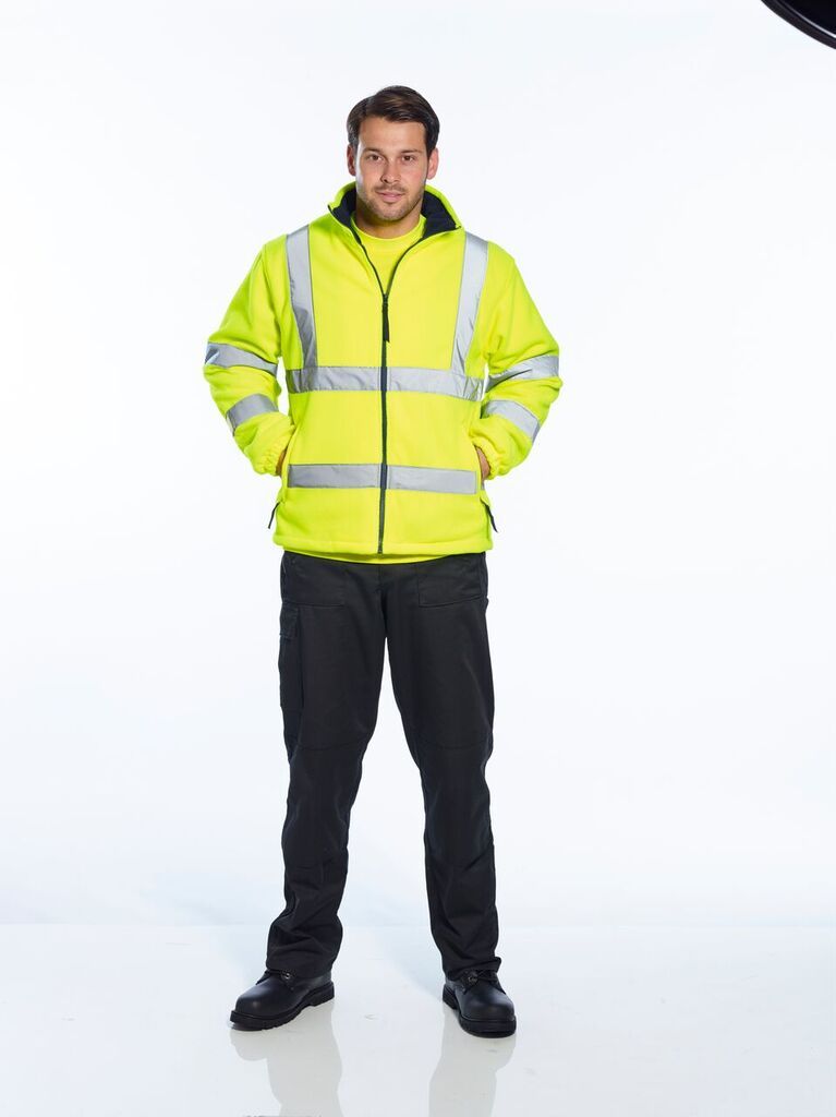 Portwest UF300 Hi-Vis Mesh Lined Fleece