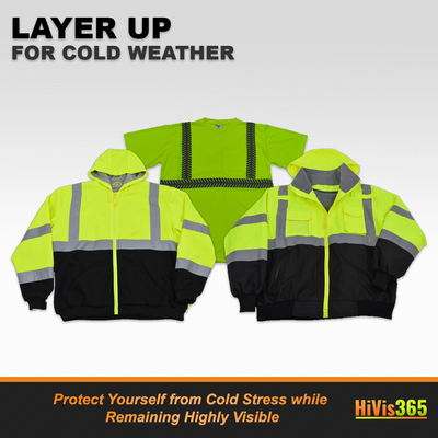 Layer Up with High Visibility Clothing in Cold Weather