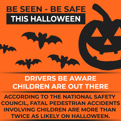 Stay Seen this Halloween with Halloween Safety Tips