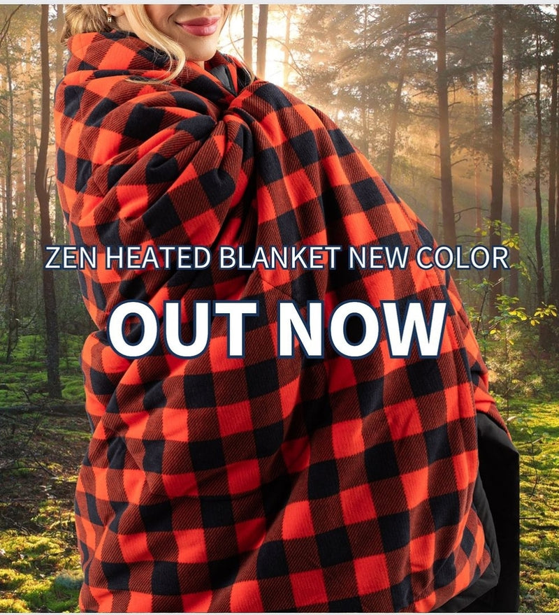 Zen Portable Heated Blanket - Warmth in Seconds