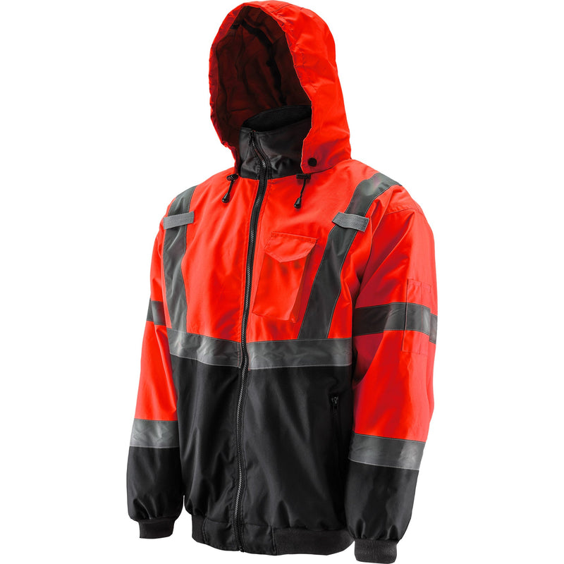 Hi-Viz Orange Bomber Jacket