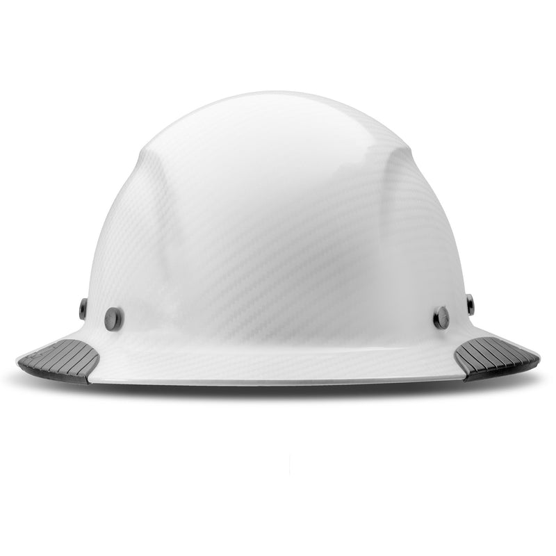 DAX White Carbon Full Brim Hard Hat