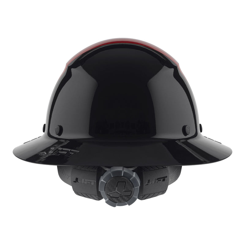 DAX Fifty/50 Red Full Brim Hard Hat