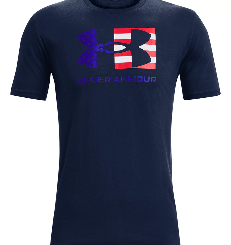UA Freedom Big Flag Logo Lockup T-Shirt