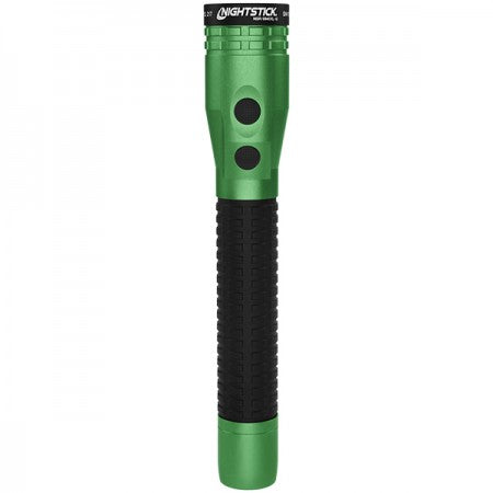 Metal Duty/Personal-Size Dual-Light Flashlight w/Magnet - Rechargeable
