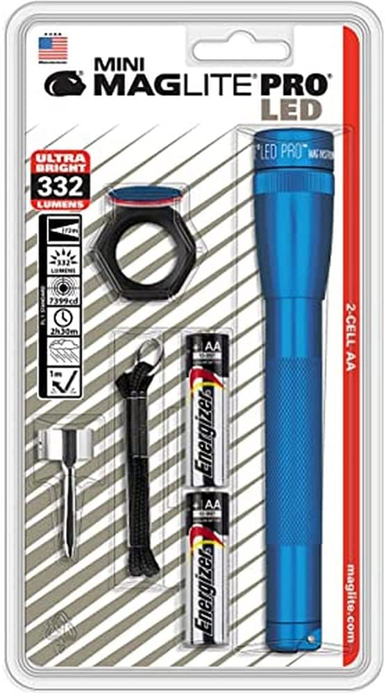 Mini Maglite Pro 2 AA-Cell LED Flashlight Combo Pack