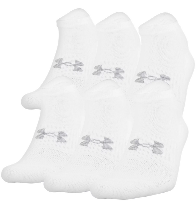 Unisex UA Training Cotton No Show 6-Pack Socks