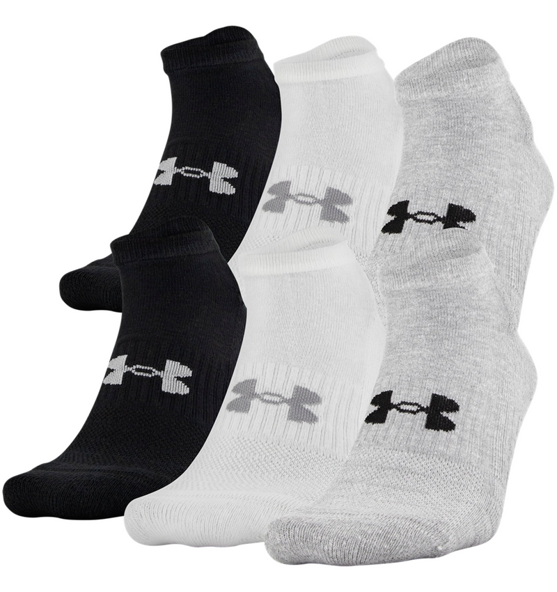 Unisex UA Training Cotton No Show 6-Pack Socks