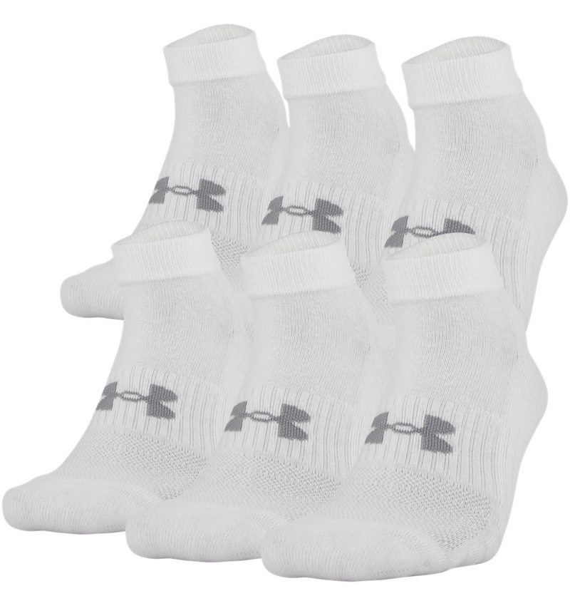 Unisex UA Training Cotton Low Cut 6-Pack Socks
