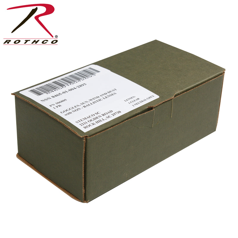 Genuine G.I. Type Sun, Wind & Dust Goggles