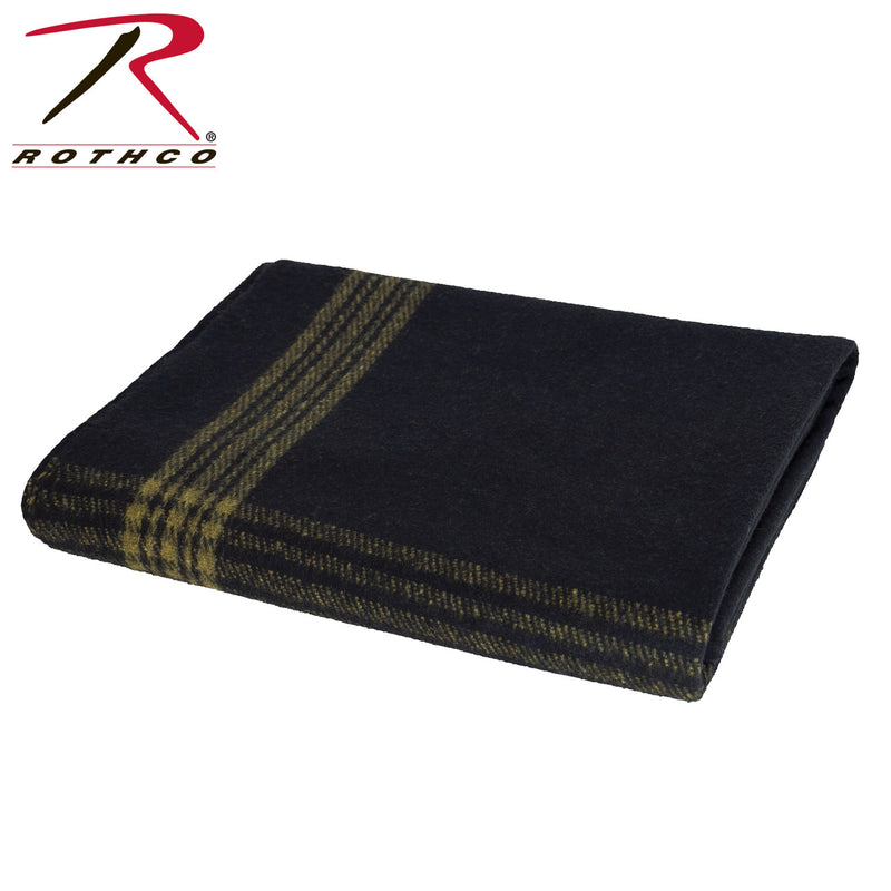 Rothco Striped Wool Blanket