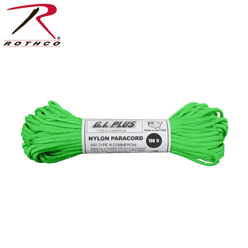 Rothco Nylon Paracord Type III 550 LB