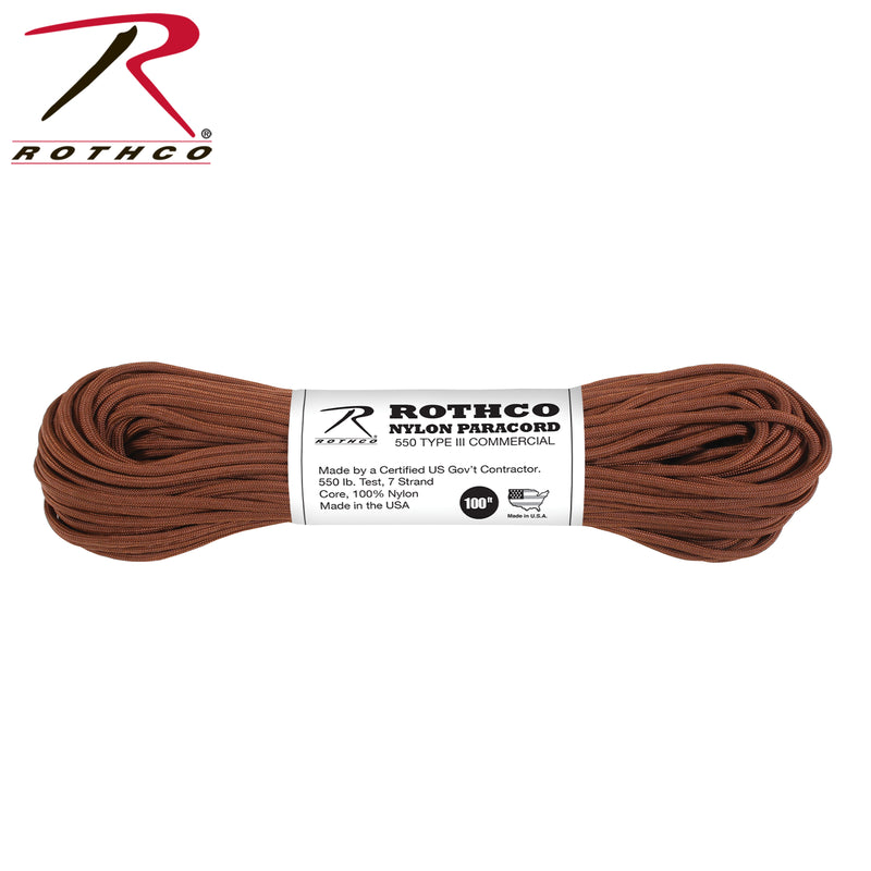Rothco Nylon Paracord Type III 550 LB
