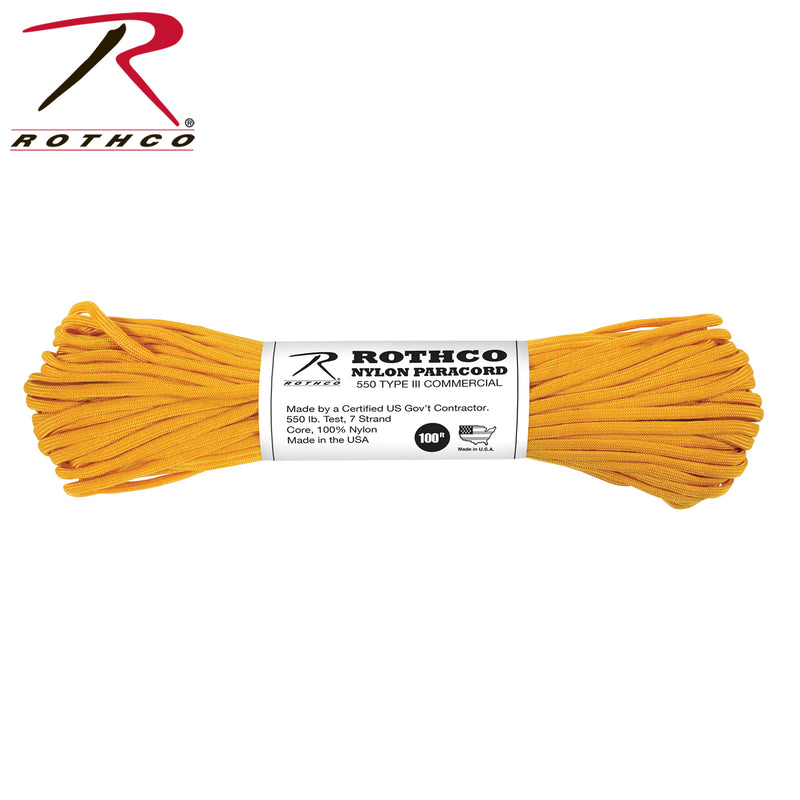 Rothco Nylon Paracord Type III 550 LB