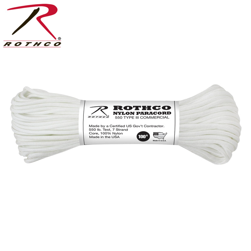Rothco Nylon Paracord Type III 550 LB