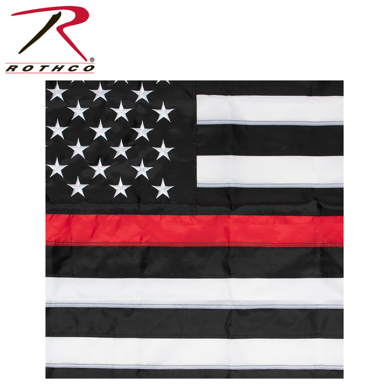 Rothco Deluxe Thin Red Line Flag / 3&