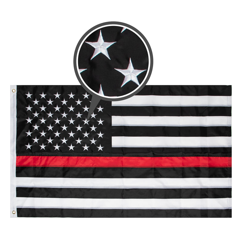 Rothco Deluxe Thin Red Line Flag / 3&