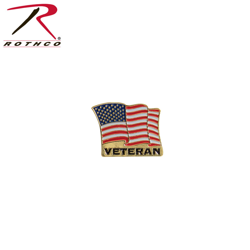 Rothco Veteran US Flag Pin
