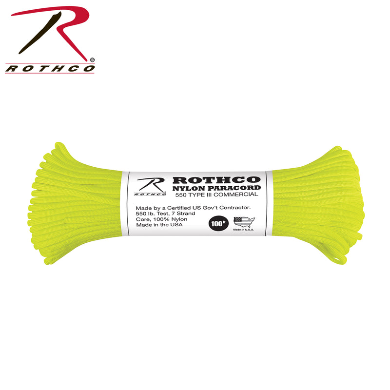 Rothco Nylon Paracord Type III 550 LB