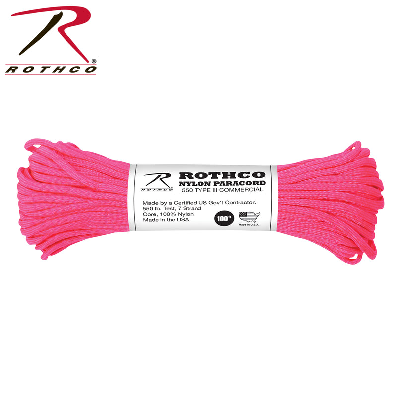 Rothco Nylon Paracord Type III 550 LB