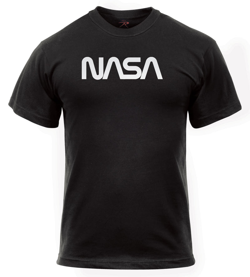 Rothco Authentic NASA Worm Logo T-Shirt - Black