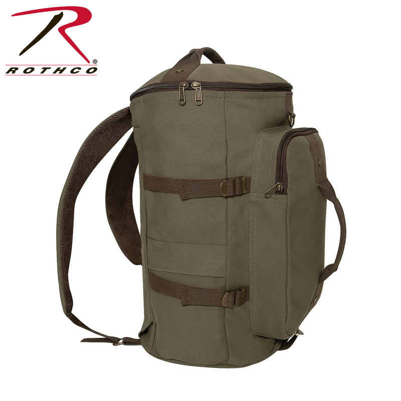 Rothco Convertible Canvas Duffle / Backpack - 19 Inches