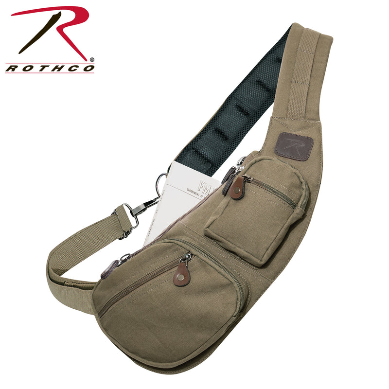 Rothco Crossbody Canvas Sling Bag