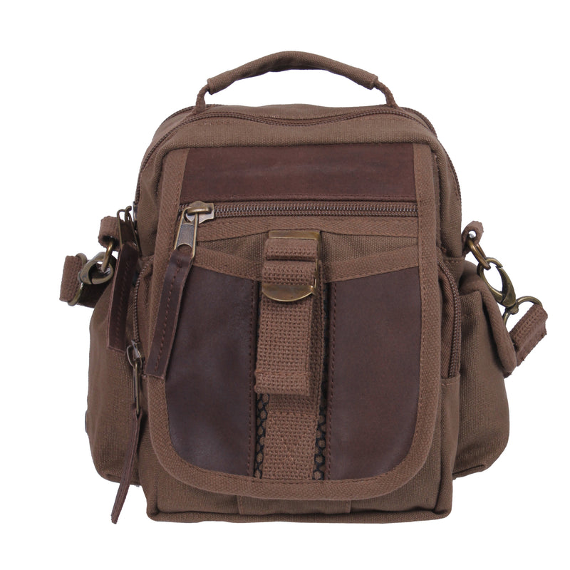 Rothco Canvas & Leather Travel Shoulder Bag