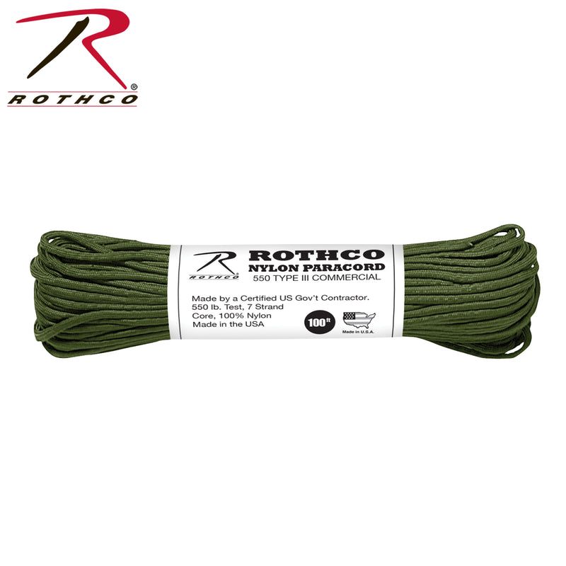 Rothco Nylon Paracord Type III 550 LB