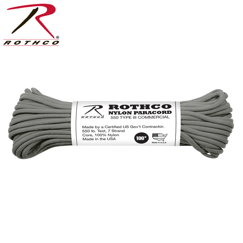 Rothco Nylon Paracord Type III 550 LB