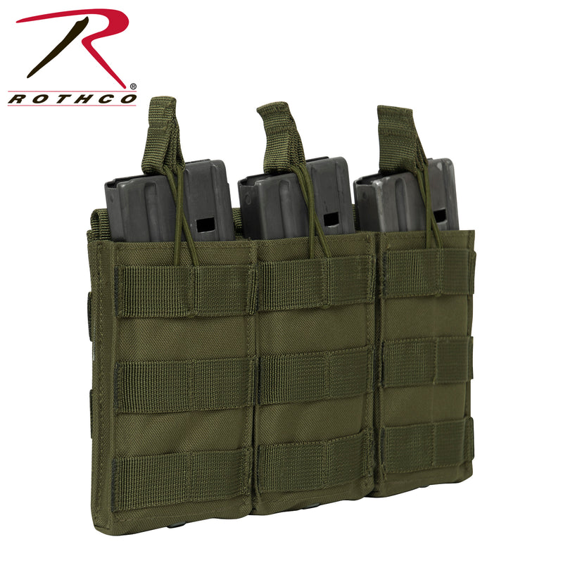 Rothco MOLLE Open Top Triple Mag Pouch