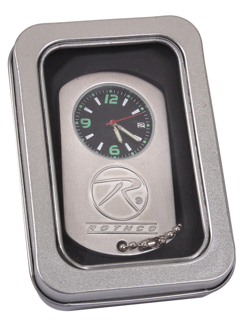 Rothco Silver Dog Tag Watch