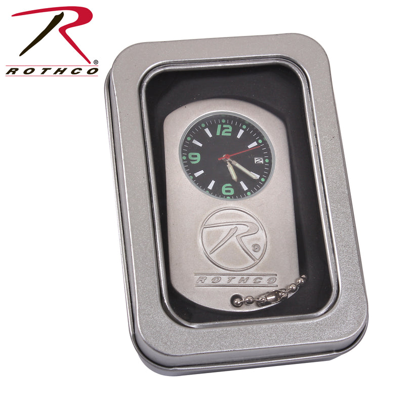Rothco Silver Dog Tag Watch