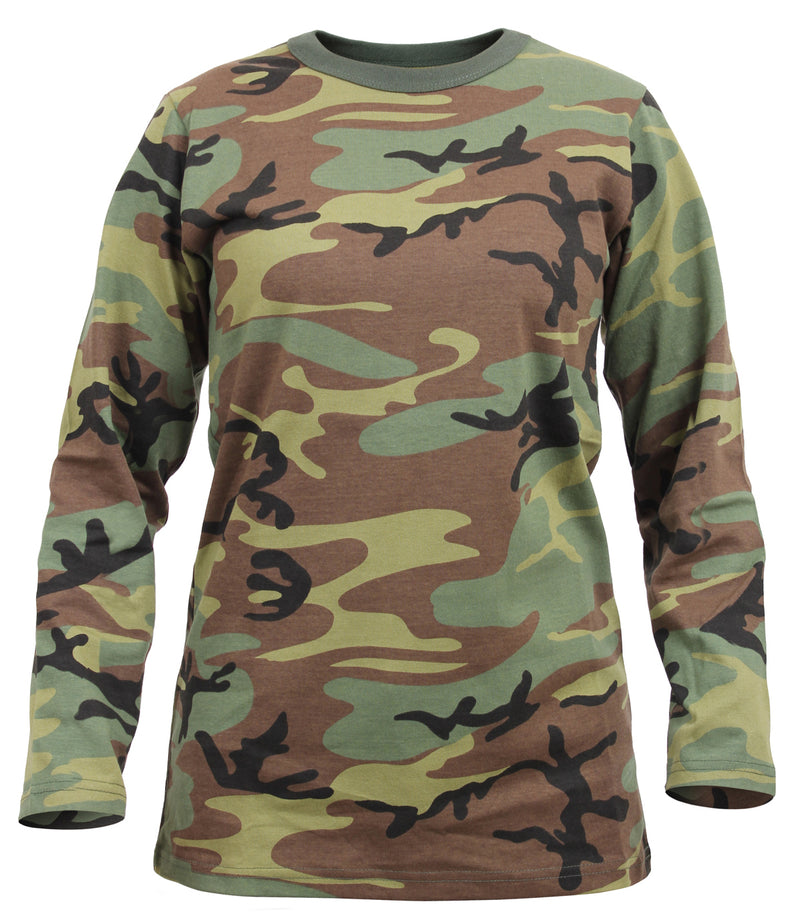Rothco Womens Long Sleeve Camo T-Shirt