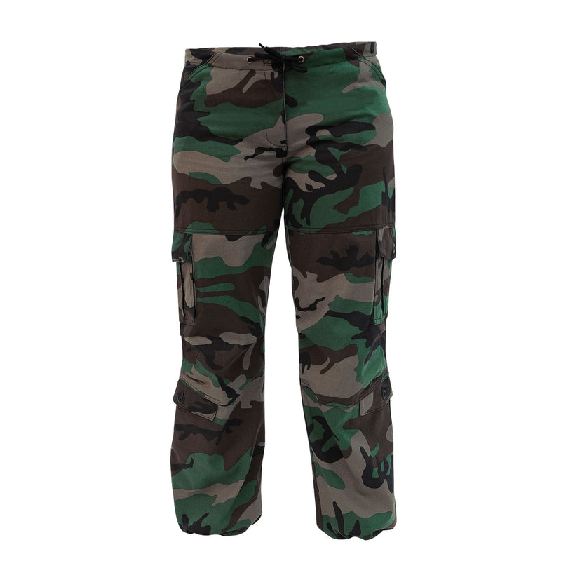 Rothco Womens Unwashed Camo Paratrooper Fatigue Pants