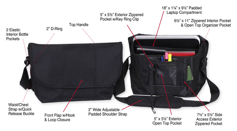Rothco Polyester Elusion Messenger Bag