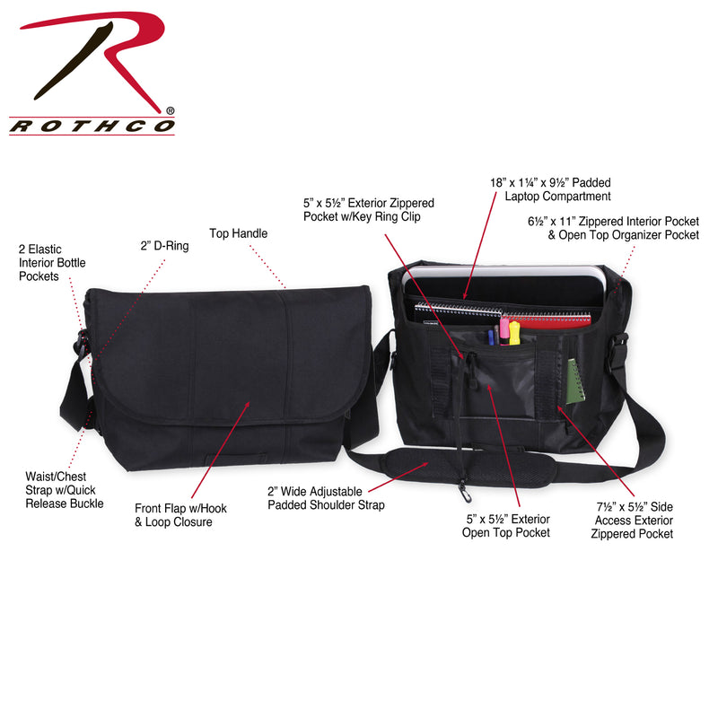 Rothco Polyester Elusion Messenger Bag