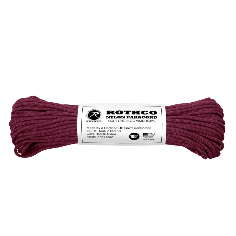Rothco Nylon Paracord Type III 550 LB