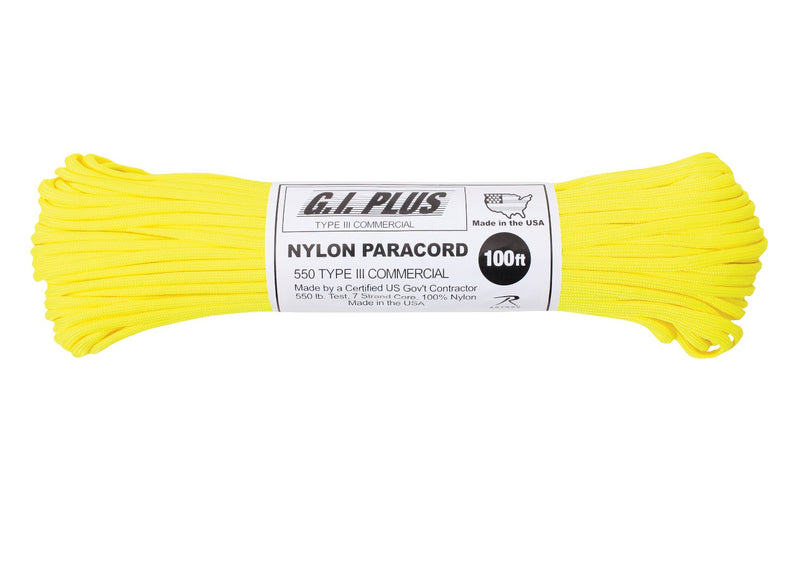 Rothco Nylon Paracord Type III 550 LB
