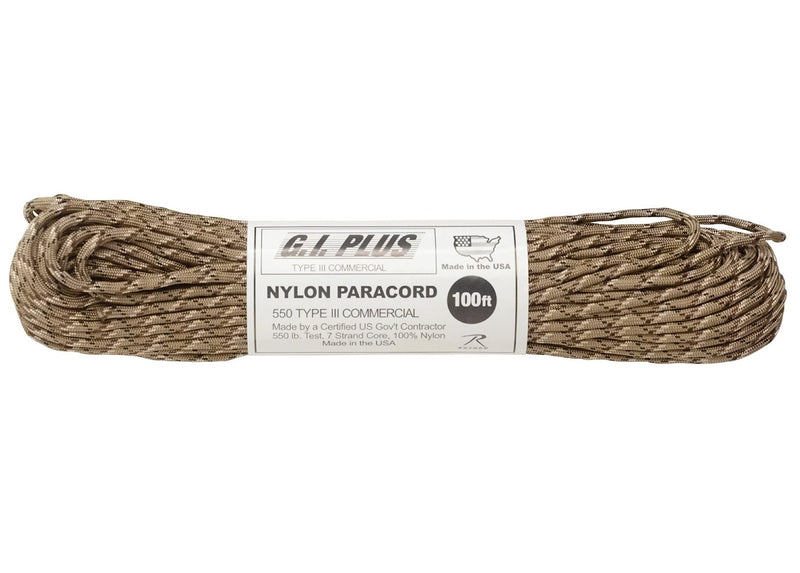 Rothco Nylon Paracord Type III 550 LB