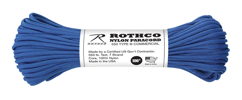 Rothco Nylon Paracord Type III 550 LB