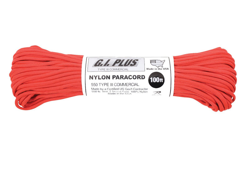 Rothco Nylon Paracord Type III 550 LB
