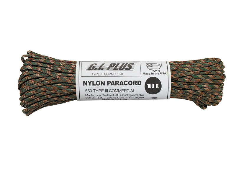 Rothco Nylon Paracord Type III 550 LB